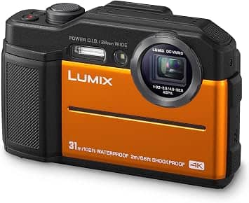 Panasonic LUMIX FT7EB-D Digital Cameras Orange New Body Only