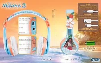 eKids Barbie Headphones & Earbuds Moana New