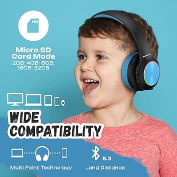 PowerLocus PLED Headphones & Earbuds Black New