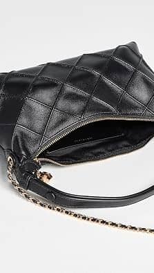Tory Burch Fleming Pouch Women's bags Unspecified Black Leather New
