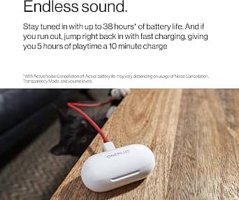 OnePlus Buds Z2 Headphones & Earbuds Black New