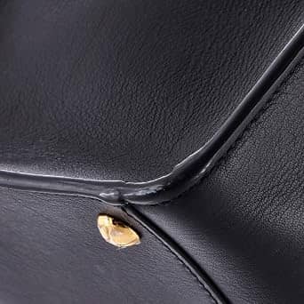 Fendi Peekaboo Tote Women's bags Small Black Leather New