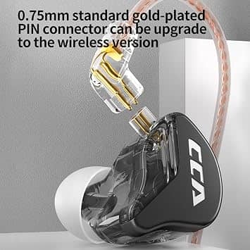 CCA CRA Headphones & Earbuds Black New