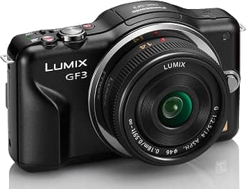 Panasonic LUMIX GF3CK Digital Cameras Black New Body Only