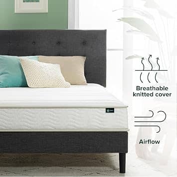 Zinus Foam and Spring Mattress Mattresses New Twin 10"