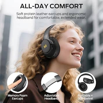 Monster H22 Headphones & Earbuds Black New