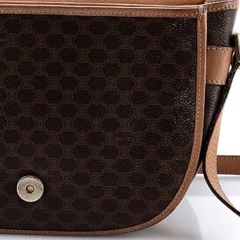Celine Saddle Shoulder Bag Women's bags Unspecified Coated Canvas New