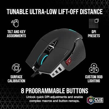 Corsair M65 RGB Ultra Mice Wireless Black New