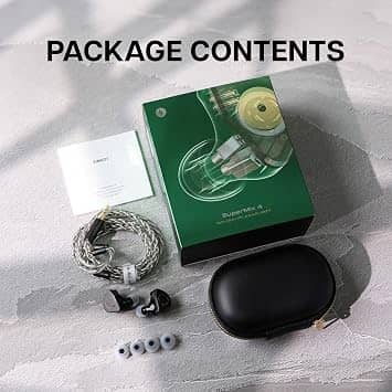 Linsoul SIMGOT-SuperMix4 Headphones & Earbuds Black New