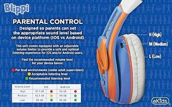 eKids BL-140.EXV1OL Headphones & Earbuds Blippi New