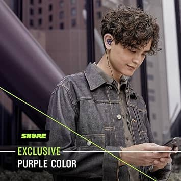 Shure SE215SPE-PL Headphones & Earbuds Purple New