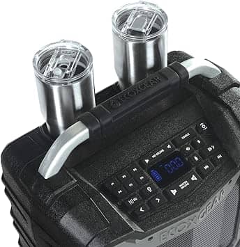 ECOXGEAR ECOTREK Portable Bluetooth Speakers Gray New