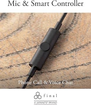 Final E1000C Headphones & Earbuds Black New