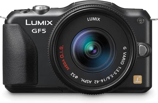 Panasonic LUMIX GF5KK Digital Cameras Black New w/ 14-42mm Kit