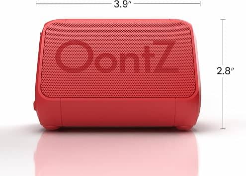 OontZ Angle Solo Portable Bluetooth Speakers Red New