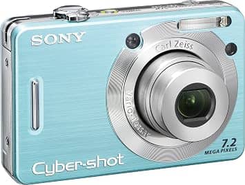 Sony DSCW55 Digital Cameras Blue New Body Only