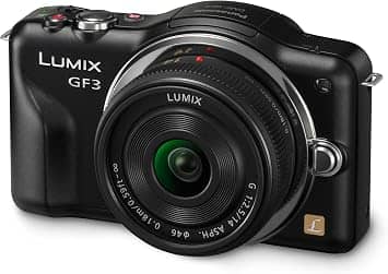 Panasonic LUMIX GF3CK Digital Cameras Black New Body Only