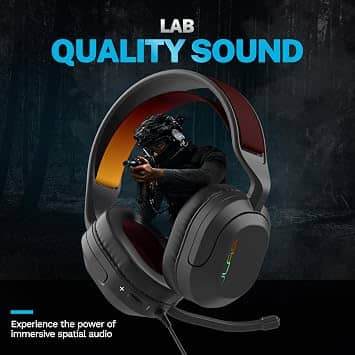 JLab Nightfall Headphones & Earbuds Black New