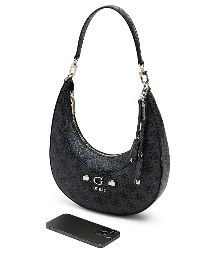 Guess Lindsey Shoulder Bag Women's bags Ivory Faux Leather New