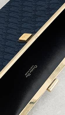 Dior Diorissimo Clutch Women's bags Unspecified Canvas Gold New
