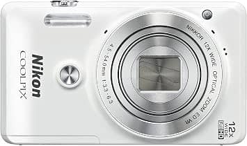 Nikon COOLPIX S6900 Digital Cameras White Open-Box Excellent Body Only
