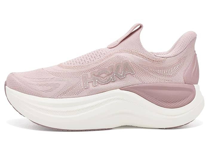 Hoka Skyward Laceless Sneaker Pink Full Size Run New