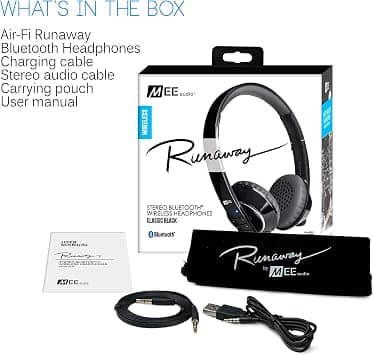 MEE audio HP-AF32-GK-MEE Headphones & Earbuds Black New