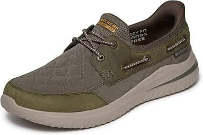 Skechers Delson 3.0 Sneaker Green 9 New