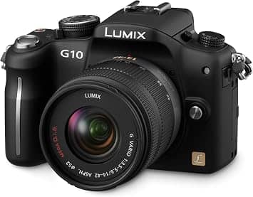 Panasonic LUMIX G10 Digital Cameras Black New w/ 14-42mm Kit