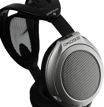 Koss UR40 Headphones & Earbuds Silver New