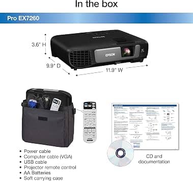 Epson Pro EX7260 Projectors New