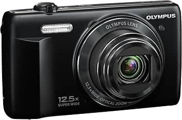 Olympus VR-370 Digital Cameras Black New Body Only