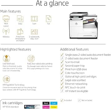 HP MFP 377dw Printers New