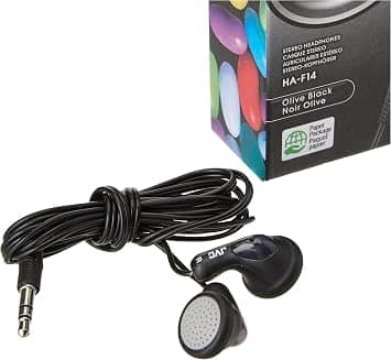 JVC HA-F14-A-E Headphones & Earbuds Black New