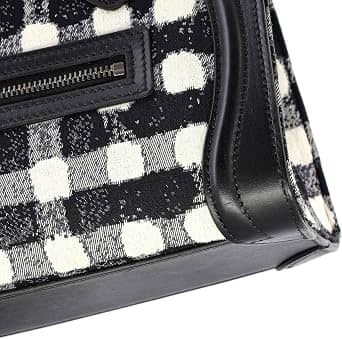 Celine Luggage Tote Women's bags Nano Black Tweed New