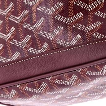 Goyard Alpin Backpack Women's bags Mini Burgundy Coated Canvas New