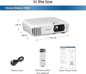 Epson Home Cinema 1080 Projectors New
