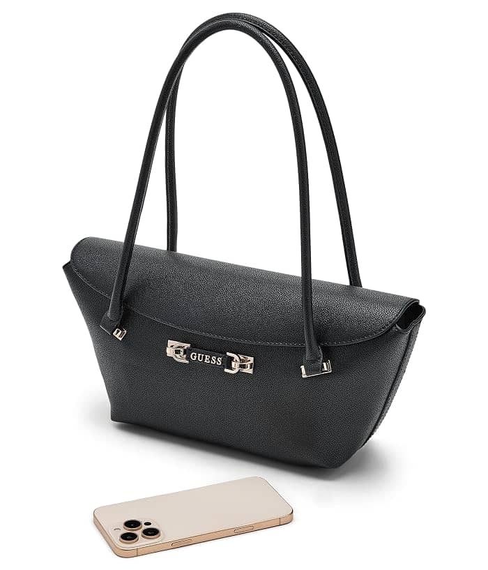 Guess Sophia Women's bags Black Cotton Satchel Mini New