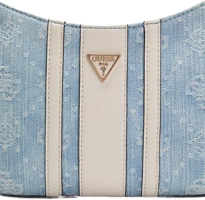 Guess Noelle Shoulder Bag Women's bags Small Blue Denim New