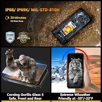 Ulefone Armor 30 Pro 5G Cell Phones Black 512GB Unlocked New