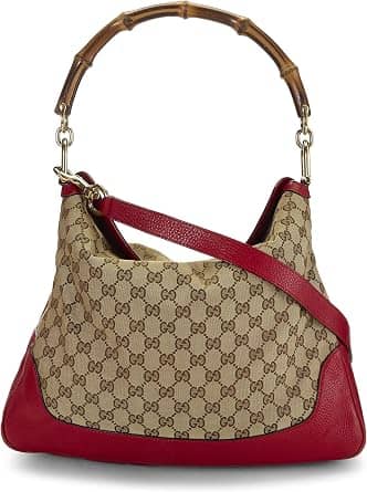 Gucci Diana Shoulder Bag Women's bags Large Red Canvas Gold New
