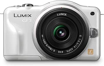 Panasonic LUMIX GF3CW Digital Cameras White New Body Only