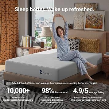 Avenco Gel Memory Foam Mattress Mattresses New Full 12"