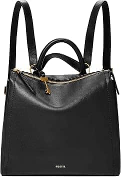Fossil Parker Backpack Women's bags Mini Brown Faux Leather New
