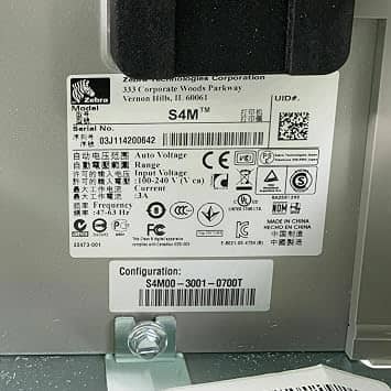 Zebra M141009 Printers New