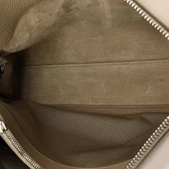 Saint Laurent Sac de Jour Top Handle Women's bags Nano Dark Beige Leather Silver New