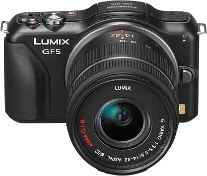 Panasonic LUMIX GF5KK Digital Cameras Black New w/ 14-42mm Kit