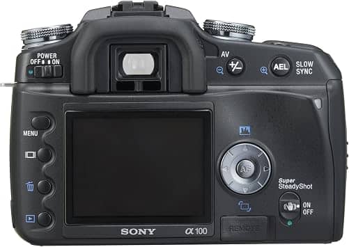 Sony Alpha 100 Digital Cameras Black New Body Only