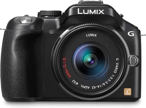Panasonic LUMIX G5KK Digital Cameras Black New w/ 14-42mm Kit