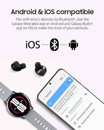 Samsung Galaxy Buds+ Plus SM-R175 Headphones & Earbuds Blue Refurbished - Excellent